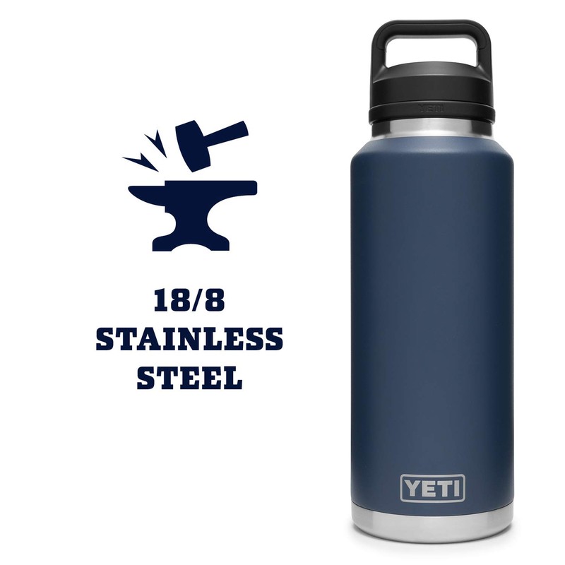 YETI Rambler 46 oz Bottle, Vacuum Insulated, Stainless Steel with