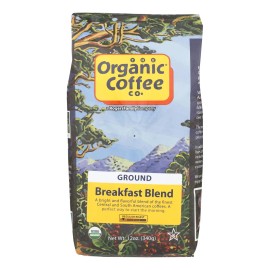 UD_Organic Coffee Company Ground Coffee - Breakfast Blend - Case Of 6 - 12 Oz.