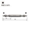 Vessel A14SQ2065 Square Double-ended Bit SQ2 x 65 2