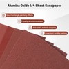BAOSTC 1/4 Sandpaper Sheet – 4-1/2” x 5-1/2”, P80 Grit,