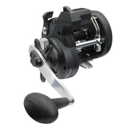 Abu Garcia Cardinal Trolling Line Counter Reel - Precise Line Tracking, Carbon Matrix Drag, High Line Capacity, Fresh and Saltwater, Salmon, Pike and Sea Trout, Black, 20 LC, Right Hand