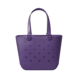 Simple Modern Beach Bag Rubber Tote | Waterproof Large Tote Bag with Zipper Pocket for Beach, Pool Boat, Groceries, Sports | Getaway Bag Collection | English Violet