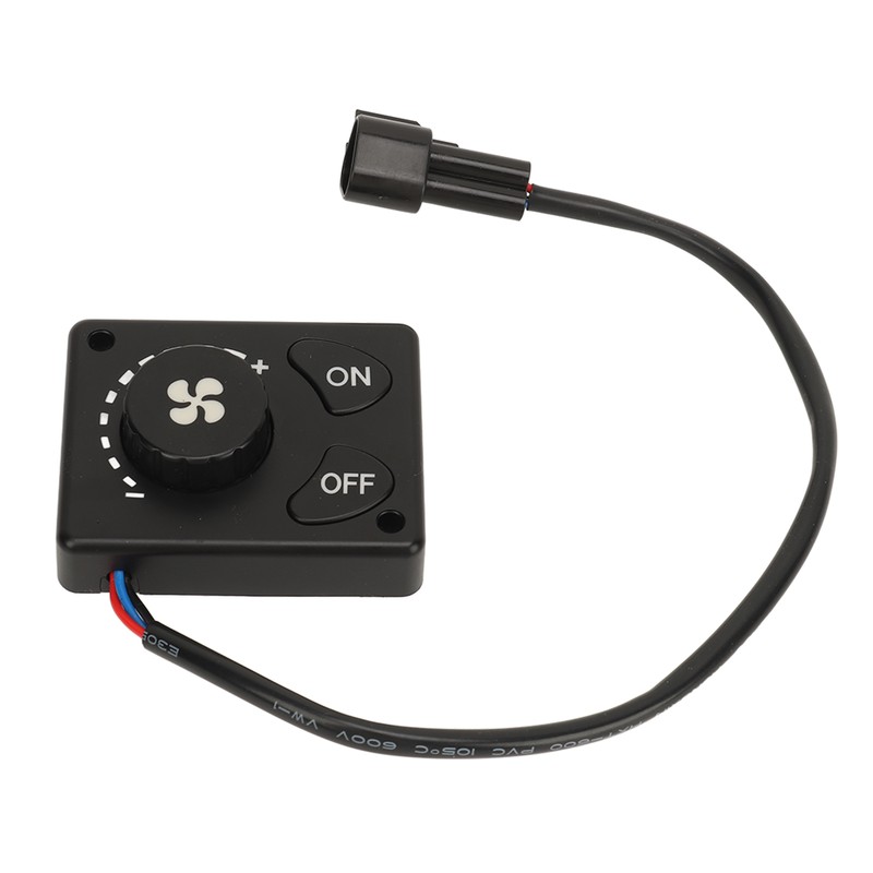 DC12V 24V Parking Heater Controller Knob Switch 3 Pins Port