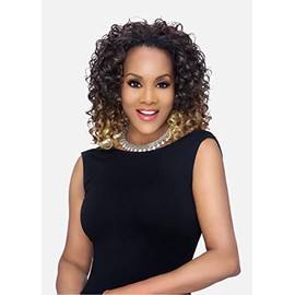 Vivica A. Fox 14 Inch Bob Style with Layered Summer Curl High Heat Resistant Synthetic Hair Half Wig - HW-TWEEDY (TT4/2613)