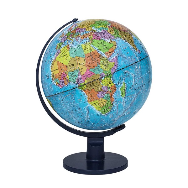 Waypoint Geographic Light Up Globe for Kids - Scout 12” Desk Classroom Decorative Illuminated Globe with Stand, More Than 4000 Names, Places - Current World Globe