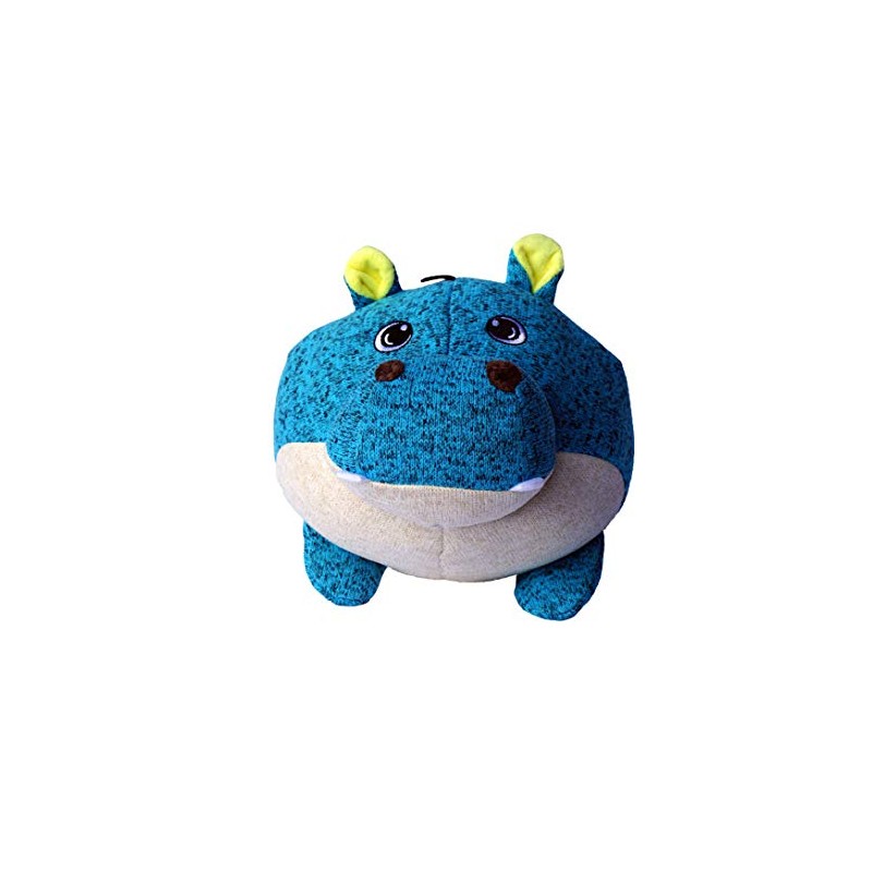 Gor Pets Hugs Softball Hippo (19cm) Blue