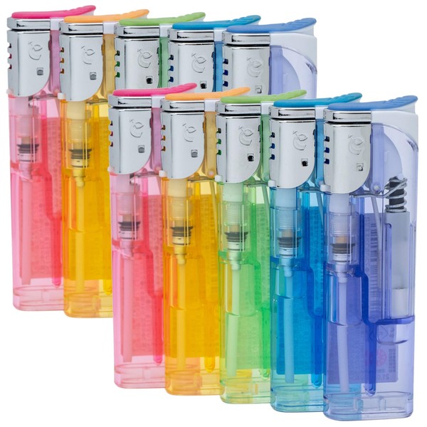 Tokyo Pipe 873007 Disposable Lighters, Turbo Lighters, Set of 10,