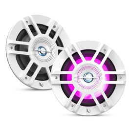 Infinity KAPPA6120MAM - Kappa Marine KAPPA6120M White 6.5" Premium 2-Way RGB LED Coaxial Speakers