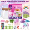 BYHANG - Kit de Contenedor transparente Iluminado Ninos, Manualidades para