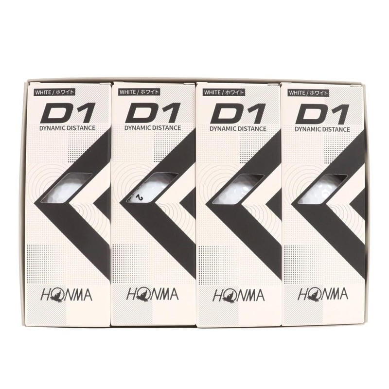 Honma Golf Ball D1 D-1 BT2201 2-Piece Soft Ionomer Distance