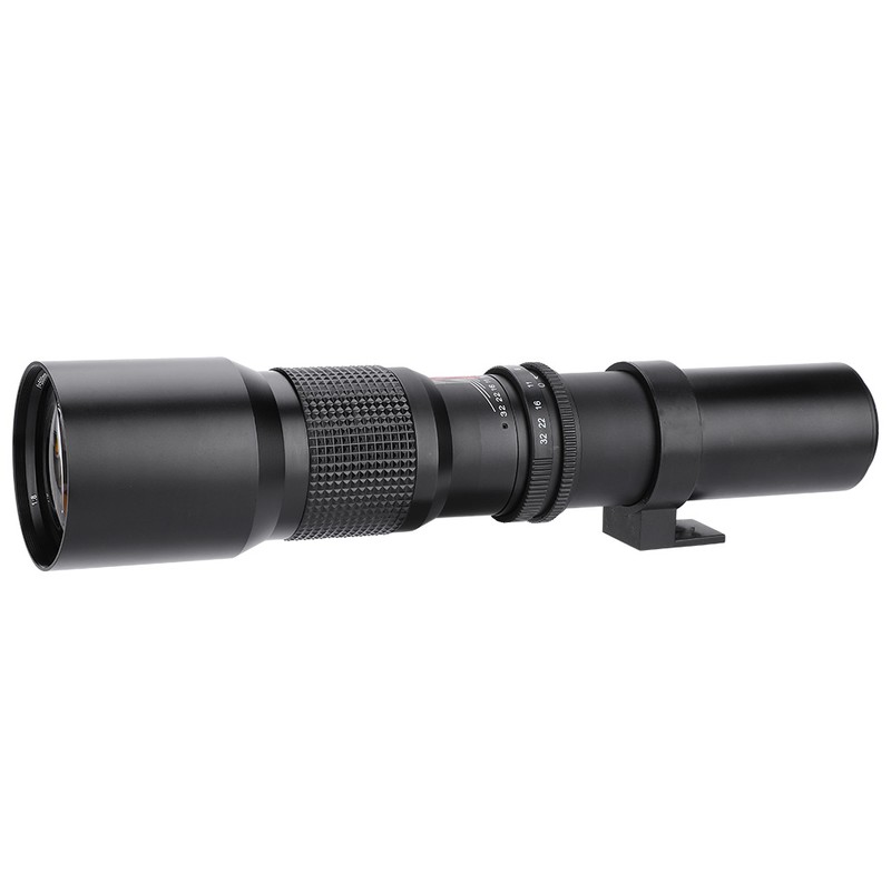 500mm F8-F32 Manual Fixed Focus DSLR Telephoto Lens for Nikon