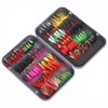 ANCLLO 100Pcs Fly Fishing Kit - Dry and Wet Flies