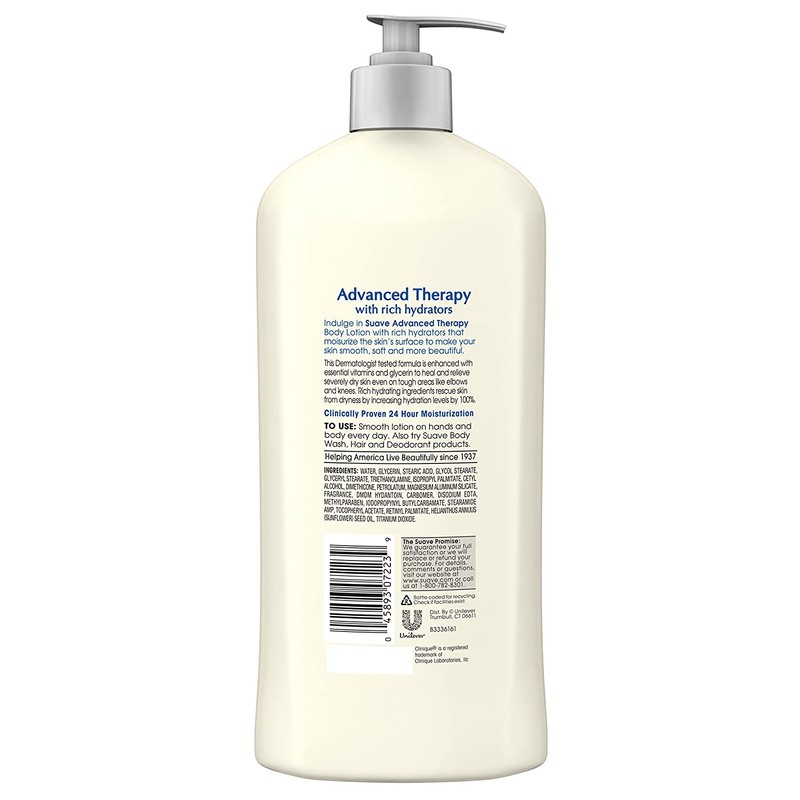Suave Skin Solutions Body Lotion, Advanced Therapy, 18 oz