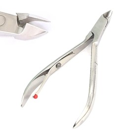 LAJA IMPORTS Cuticle Nipper 1/2 JAW Single Spring Stainless Steel Toe Nail Cutter