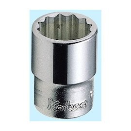 ko-ken 3/8 (9.5 mm) Sq. 12 Square Socket 23 mm 3405 m – 23