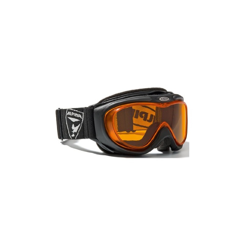 ALPINA Comp Optic Adult Ski Goggles Black Slh One Size