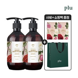 Flu Chuseok Special Perfumed Spa Scrub Body Wash 500g x 2 + Sachet 10g x 2 / 플루 추석특집 퍼퓸드 스파 스크럽 바디워시 500g x 2 + 샤쉐 10g x 2