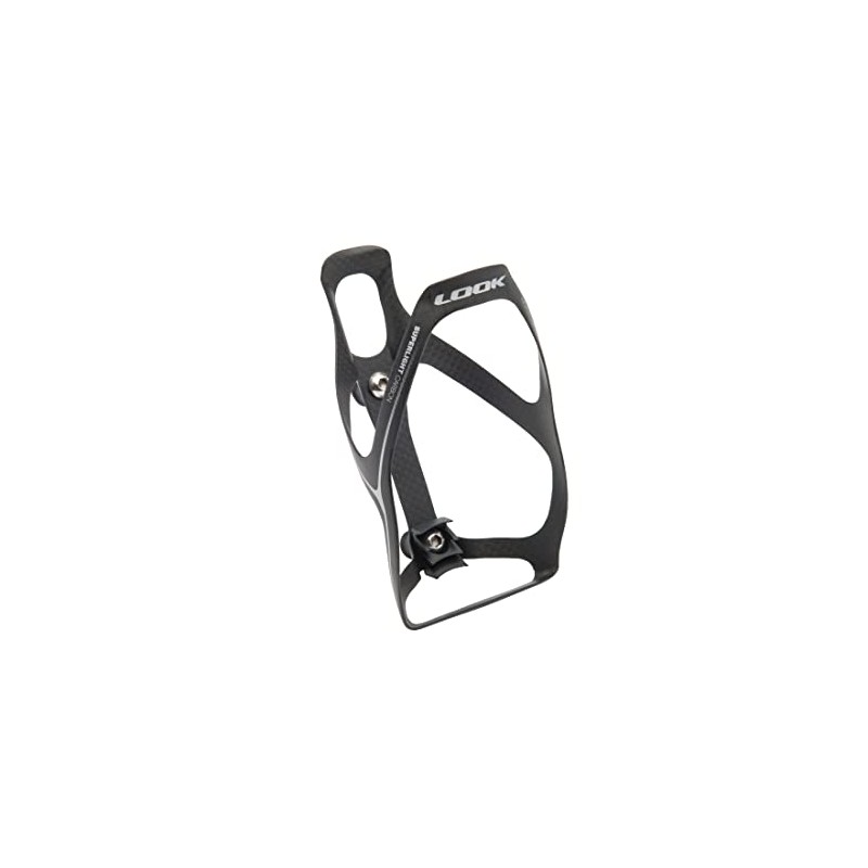 LOOK Unisex - Adult Super Light Bottle Holder, Black/Silver Matt,