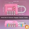 Diyife TSA Luggage Locks, [Updated Version] 4-Digit Security Padlock, [2