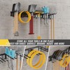 BJONKZ Garage Tool Rack Wall Mount – 48 inches Heavy-Duty