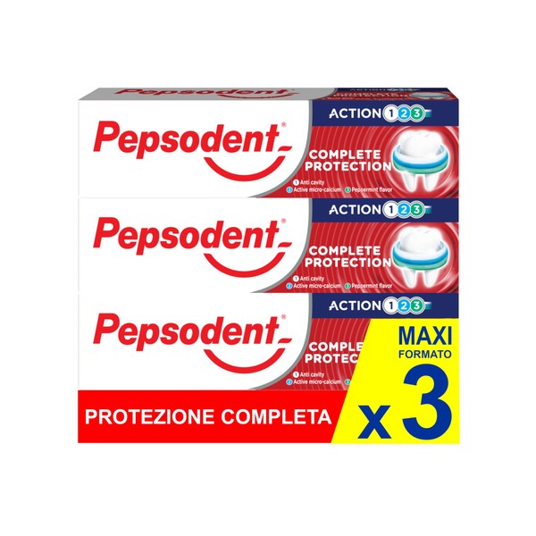 Pepsodent Toothpaste Complete Protection with Fluoride and Calcium for Caries