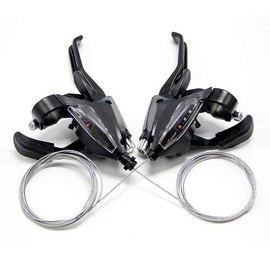 Shift Lever Bicycle Shifter EF500-7 Type 3 Left 7 Speed Right Right Set Mountain Bike Road Bike Black