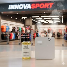Esencia ambiental para difusores profesionales y aromaterapia de alta concentración, 250 ml, aroma inspirado en diseñadores perfumistas Inspirada en Tiendas de Lujo (Innovasport)