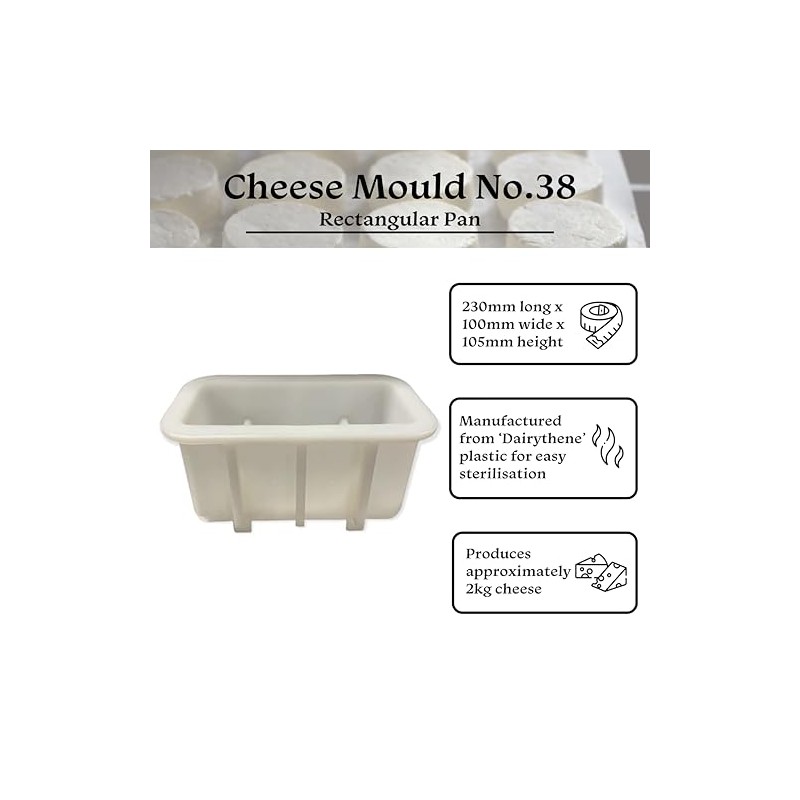 GN LTD Cheese and Yogurt Making Cheese Mould No.38 –