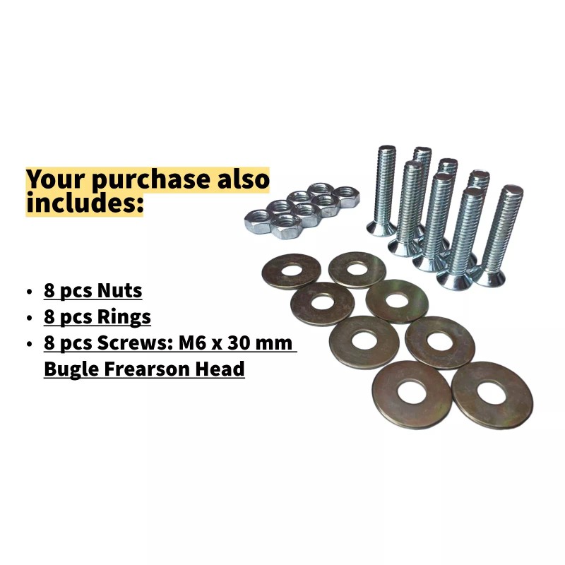 Wickerix Heavy Duty Mechanism for Swivel Rocker Chairs with Screws,