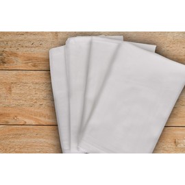 Gratico White Dining Cloth Napkins Set of 12 100% cotton Dinner Napkins size 18x18 Inches Cloth Napkins Hotel Quality Dinner Napkins