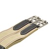 SIE EQUESTRIAN Contoured Leather Chafeless Girth Black Brown 46" /48"
