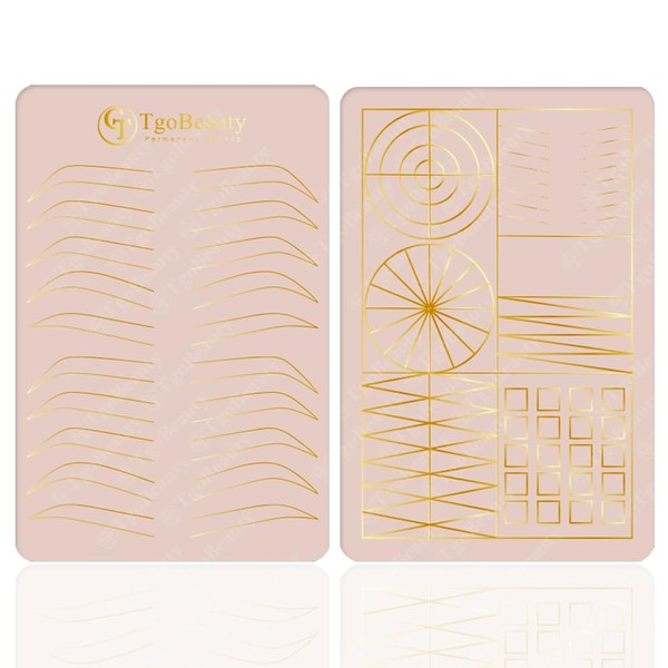TgoBeauty Silicone Eyebrow Practice Skin Double Sides Permanent Makeup Microblading