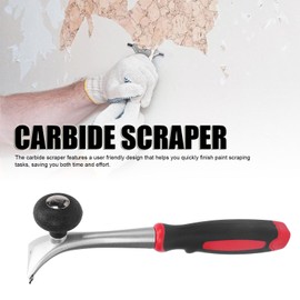 Carbide Scraper, Ergonomic Versatile Tool for Removing Varnish Paint Glue Resin Dry Glaze Putty Scratch