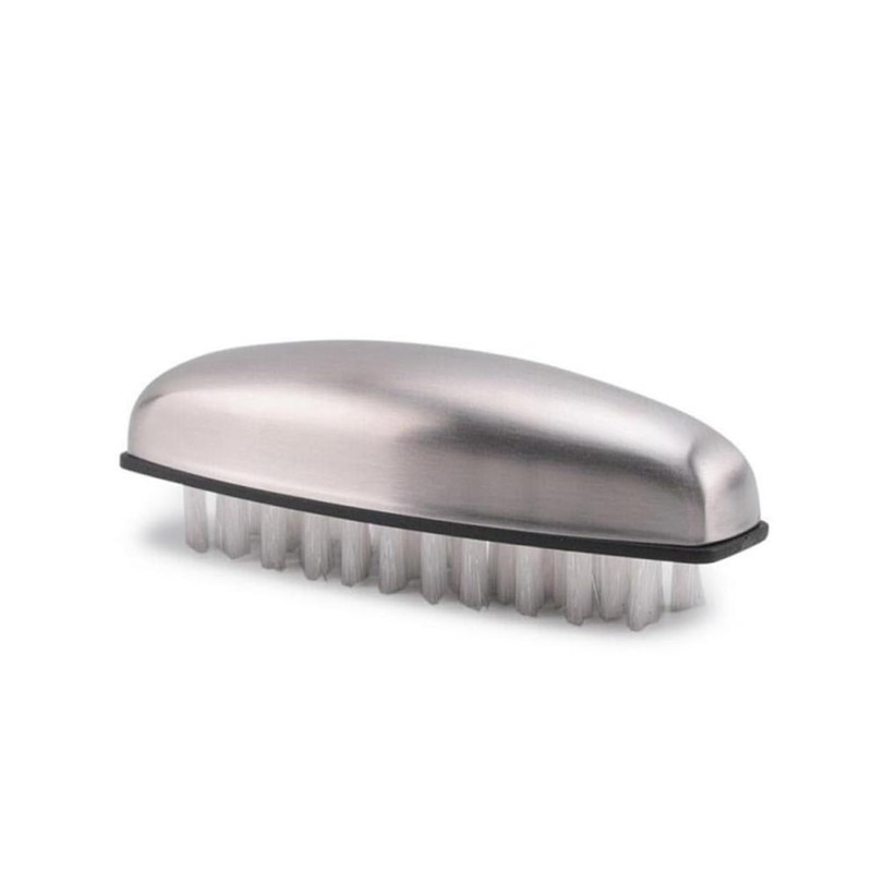 Ipetboom Pcs Stainless Steel Nylon Nail Brush Hand Nail Cleaning