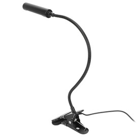 LED Clip On Light Eye Protection Tattoo Makeup USB Charging Nail Art Desk Lamp Black