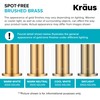 KRAUS Pop-Up Drain in Brushed Gold, PU-10BG