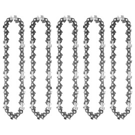 Joycabin Pack of 5 Saw Chains, 8 Inch Compatible with All 8 Inch Mini Electric Cordless Chainsaws, Electric Chainsaws, Accessories, Chains, Replacement for Garden Tree, Agriculture, Trees Cutting