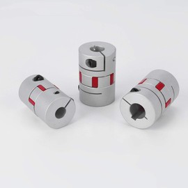 D40-L55 Bore Size 10-22 mm 10 11 12 14 15 16 18 19 20 22 mm Flexible Shaft Coupling CNC Stepper Motors 3D Printing Surface Oxidation Treatment (22mm)