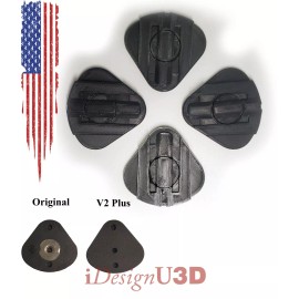 iDesignU3D BIOART A7-Plus Articulator Rail Mount Plate Mag 4 pieces  V2 "NO metal show"