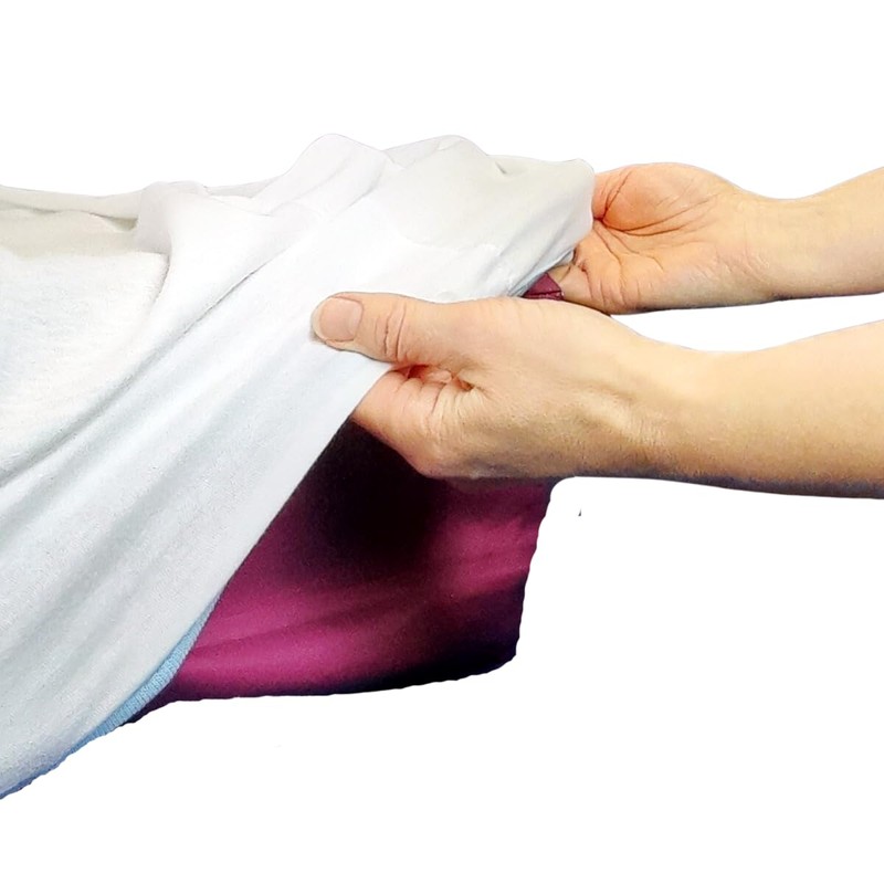 Interfit Knitted Fitted Sheet, White, Single Bed, Fits Hospital Beds