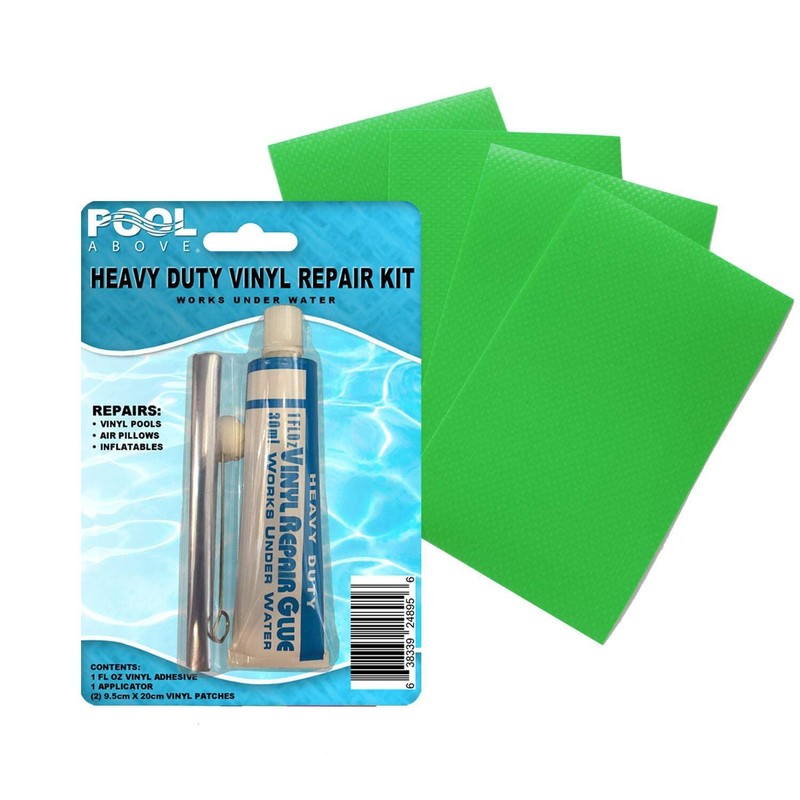 Pool Above Heavy Duty Vinyl Repair Patch Kit | Vinyl