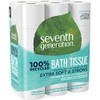 Seventh Generation 100% Recycled Bathroom Tissue, Septic Safe, 2-Ply, White,