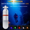 SecurityIng 4Pcs Scuba Dive Strobe Signal Light, Mini Tank Light