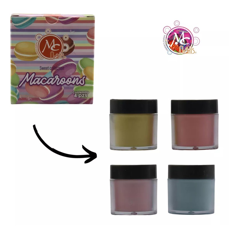 Mc Nails Colecciones Polvos Acrílicos Uñas. Elige Colores. Mc Nails