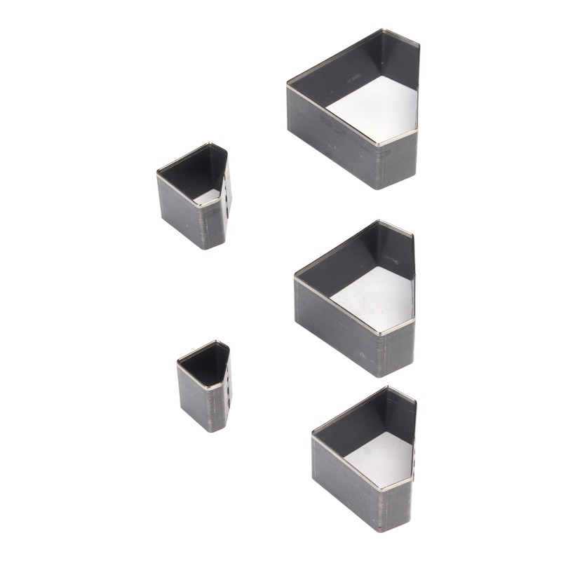 5Pcs Leather Punch Die Set Hollow Diamond Shape Cutting Mold