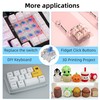 Mciepny Zhouwang 45pcs Clickers for 3D Prints Blue Clicky Keyboard