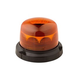 HELLA 2RL 014 979-001 LED-Rotating Beacon - RotaLED Compact - 12/24V - Yellow - Bolted - Yellow - Cable: 150mm - Plug: Blade Terminal