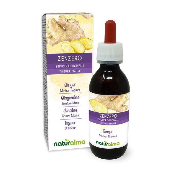 Ginger (Zingiber officinalis) rhizomes Alcohol-Free Mother Tincture Naturalma | Liquid