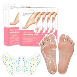 Mad for Cos foot callus removal pack, 8 sheets, hypoallergenic foot peeling mask, foot pack foot peeling mask: 4 sheets / 매드포코스 발각질제거팩 8매  저자극 풋필링마스크 발팩 풋필링마스크:4매