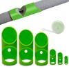 GDGJWL 6PCS Pipe Insulation Cutting Guide， Molded Foam Pipe Cutter